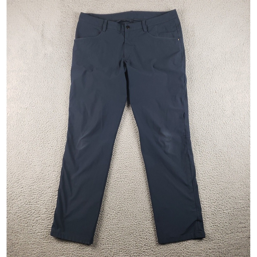 Lululemon‎ ABC Pants Mens 37x32 Blue Stretch Classic Athleisure